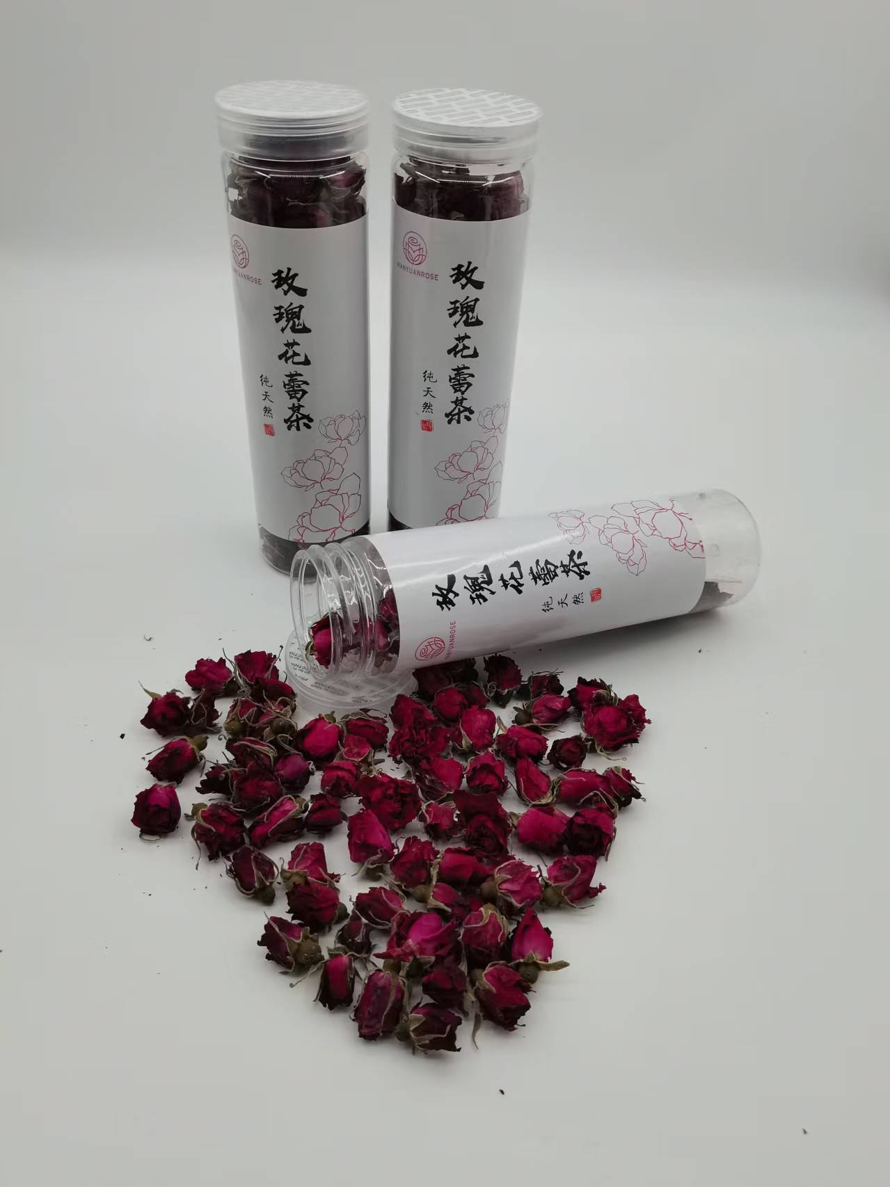 汉缘玫瑰花蕾茶